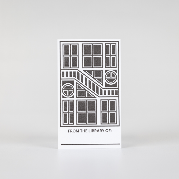 Paper Bookplate: Personalised Label for book ownership