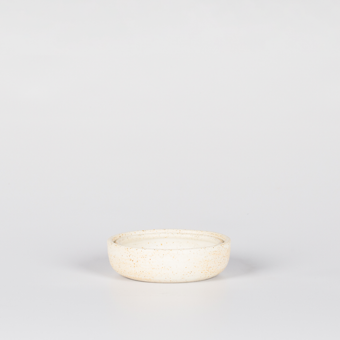 White Speckled Tiny Ceramic Bowl