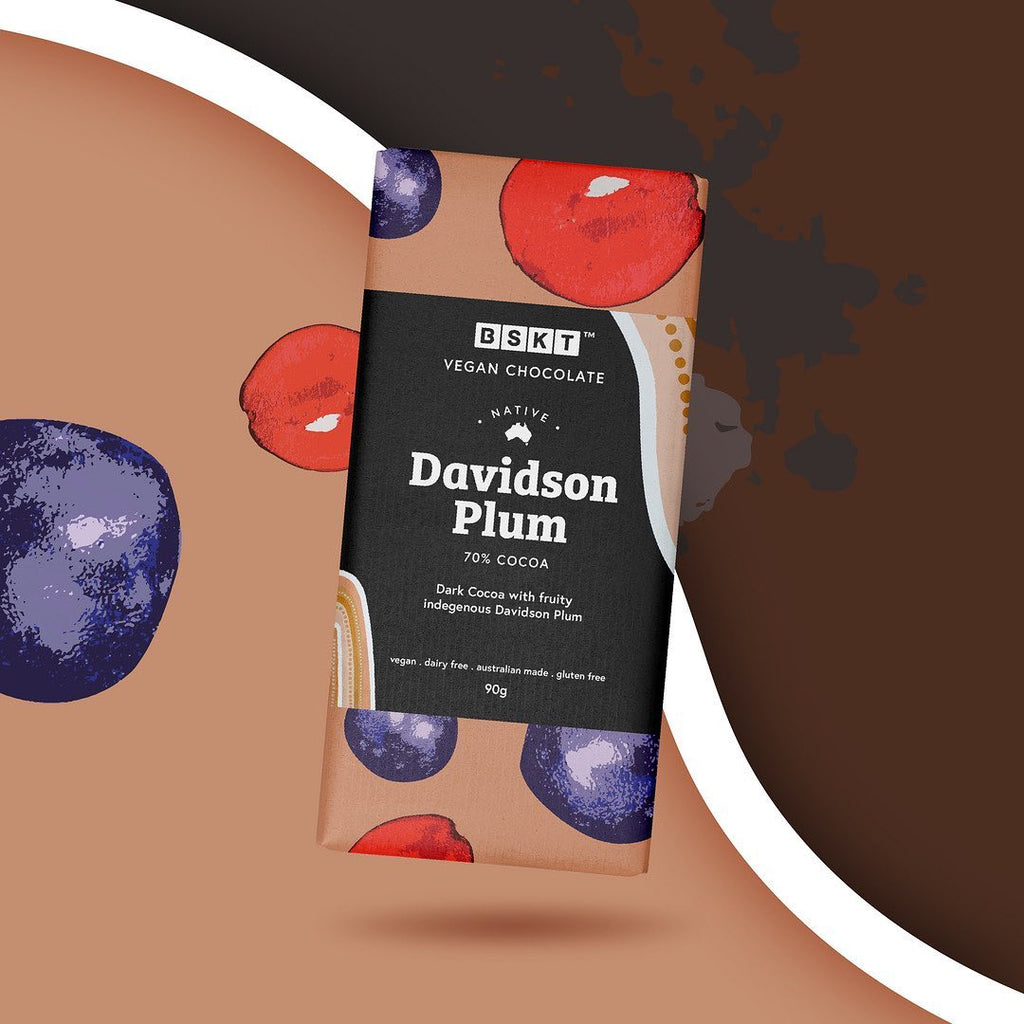 Native Davidson Plum Dark Chocolate 90g