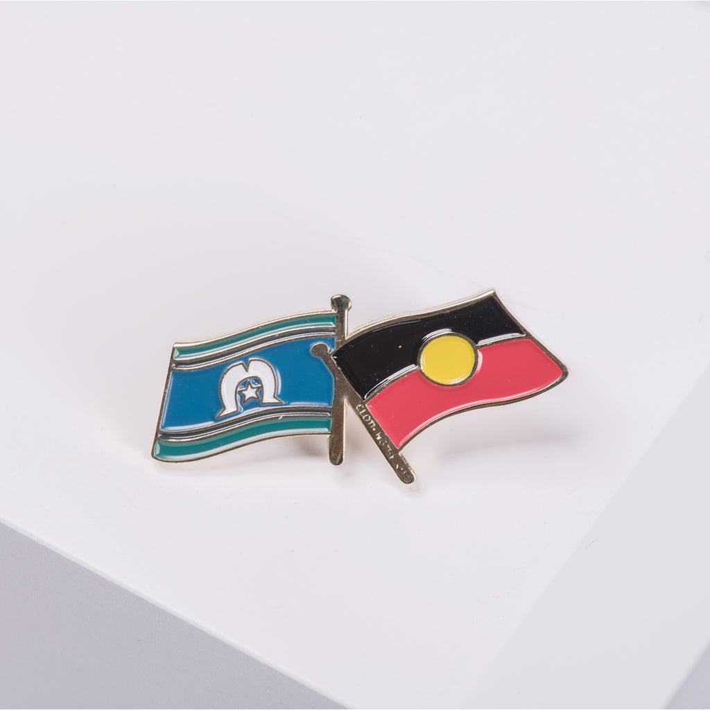 First Nation Flag Two First Nations Flag Pin – Parliament Shop