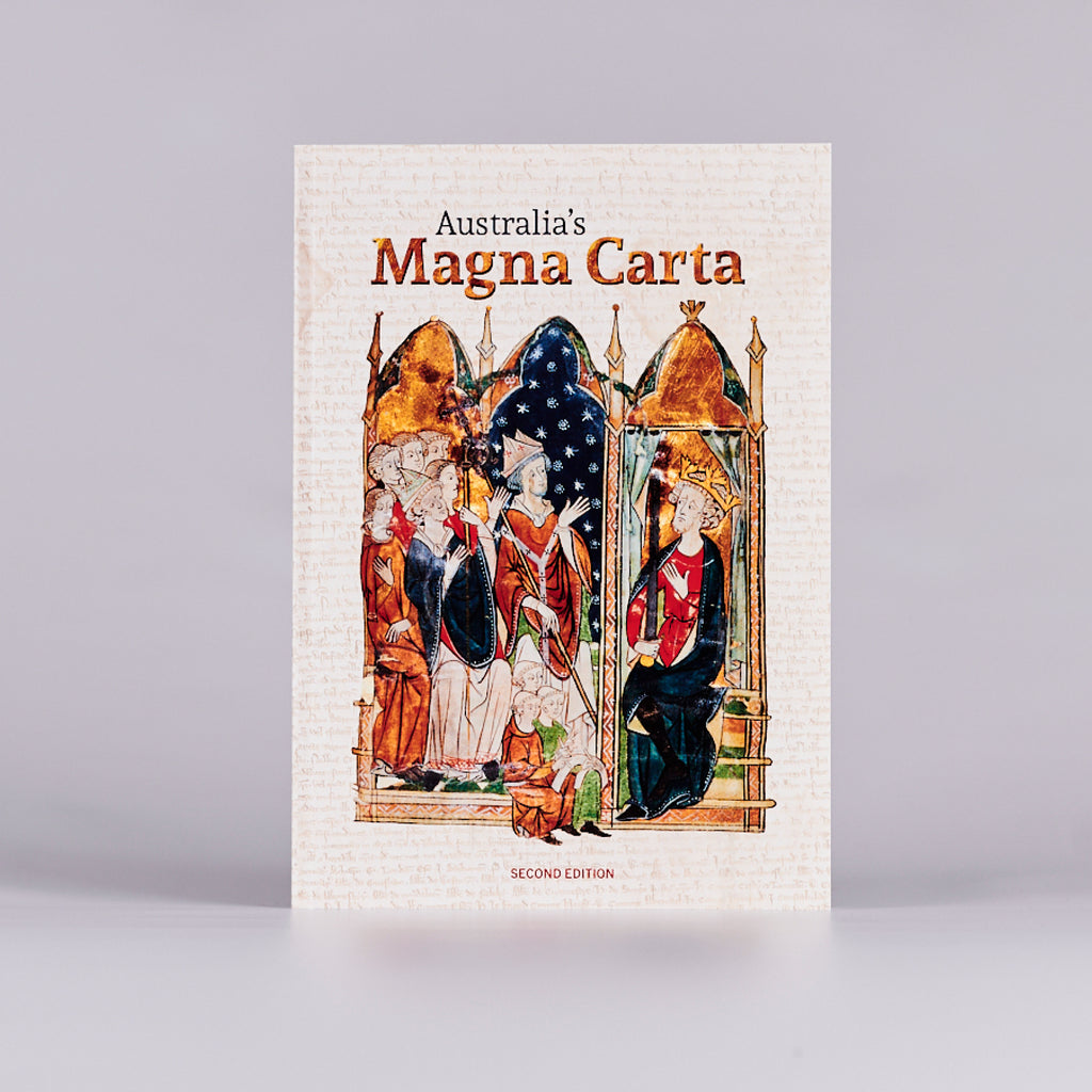 Front cover of a book called 'Australia's Magna Carta'.