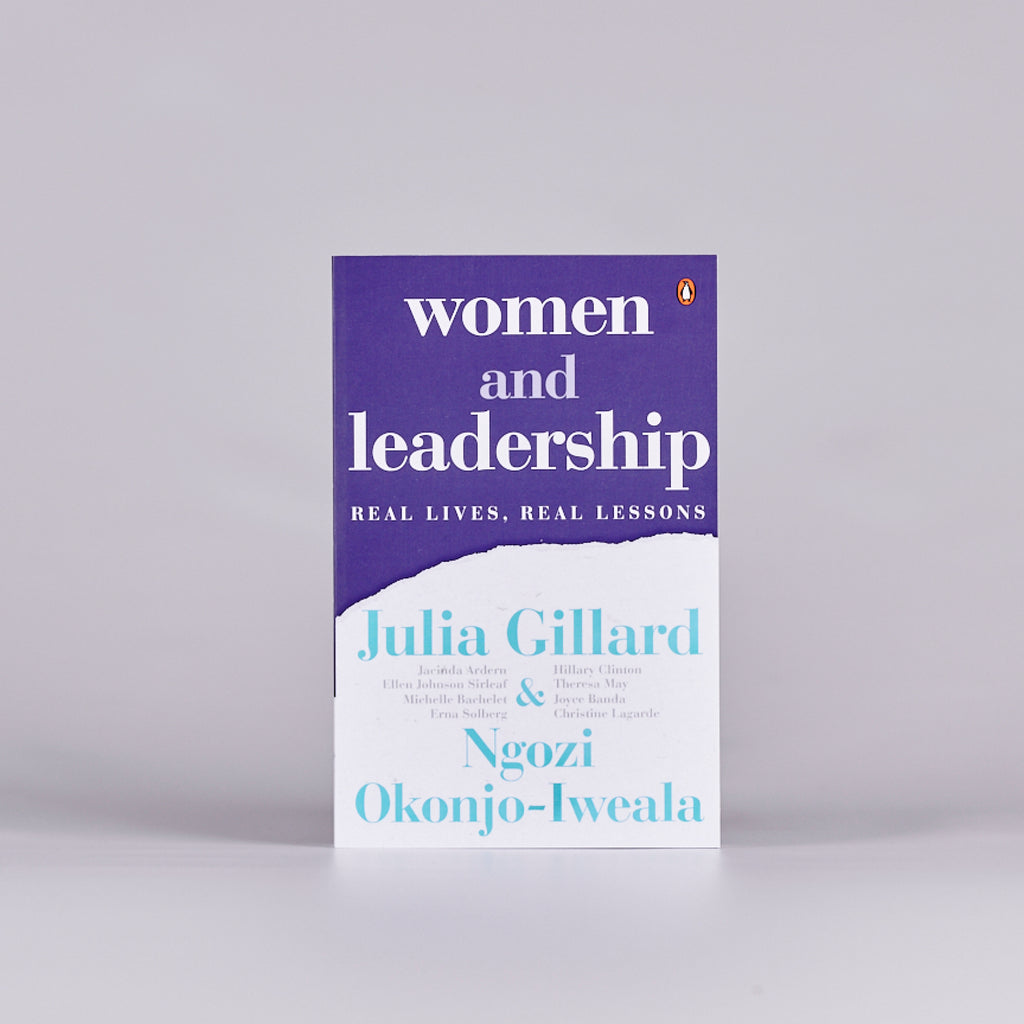 Front cover of a book titled 'Women and Leadership'. 