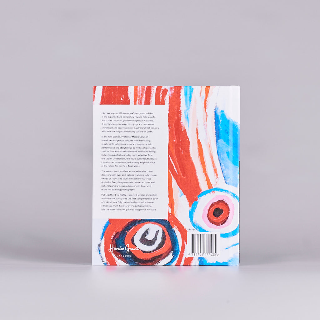 Back cover of a book titled 'Welcome to Country'. 