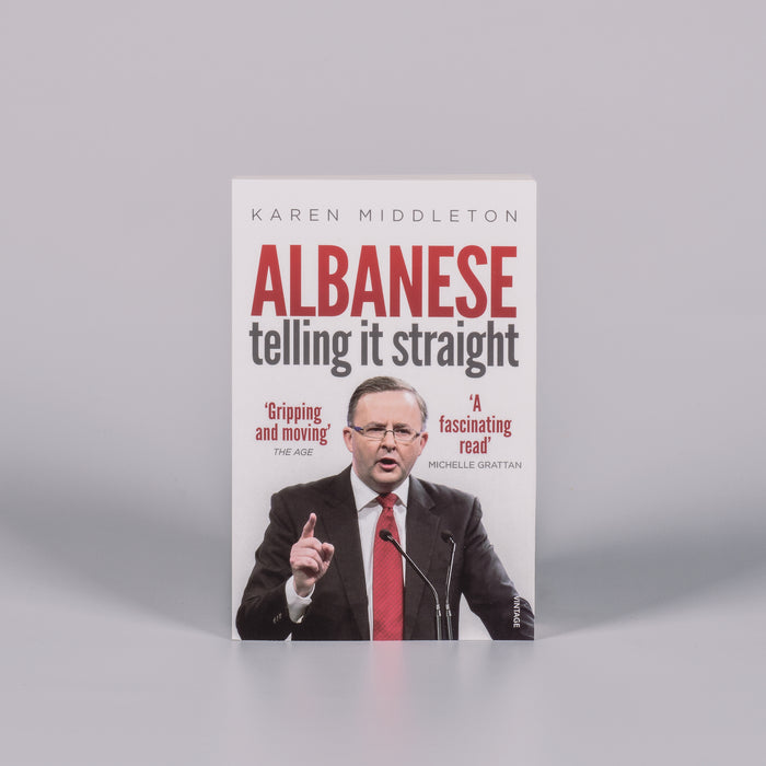 Front cover of the book Albanese: Telling it Straight. . 