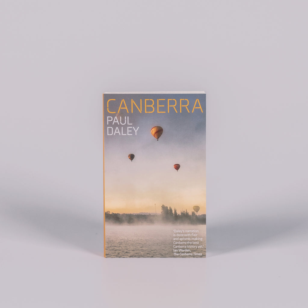 Front cover of a book called 'Canberra'.